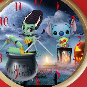 Stitch n Sally love halloween